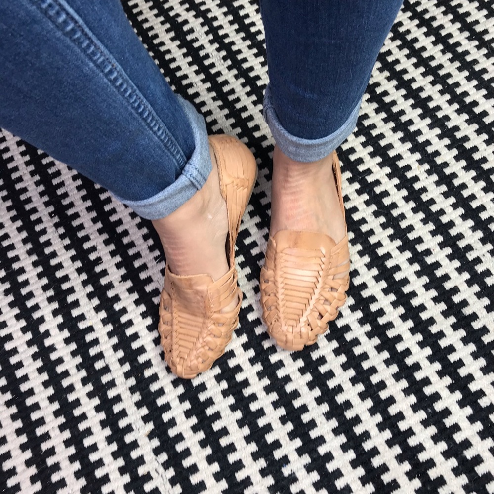 Last Pairs!! 🙌🏼 Mexican  Huarache Sandals Tan - Picture 4 of 6